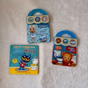 Potty Training Board Books Toddlers Music & Sounds Set Of 3